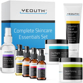YEOUTH coffret soin 8 pièces, rituel complet pour peau éclatante