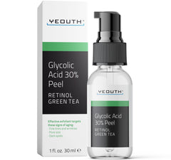 YEOUTH Glycolic Peel visage : gel exfoliant pour peau plus lisse et lumineuse