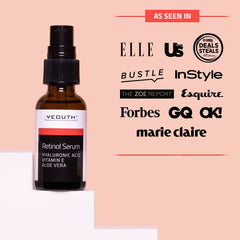 YEOUTH sérum retinol bouteille, texture légère pour peau douce et lisse