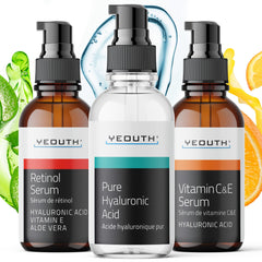 YEOUTH Sérum Rétinol Nuit, flacon élégant pour une routine nocturne hydratante.