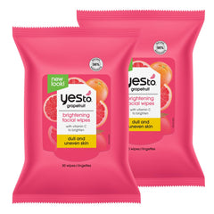 Yes To Lingettes visage pamplemousse démaquillage rapide et hydratant
