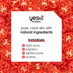 Lingettes Yes To Tomatoes avec acide salicylique ciblent les pores et l'excès de sébum.