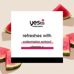 Texture gel légère du Yes To Watermelon Gel prête à glisser sur la peau.