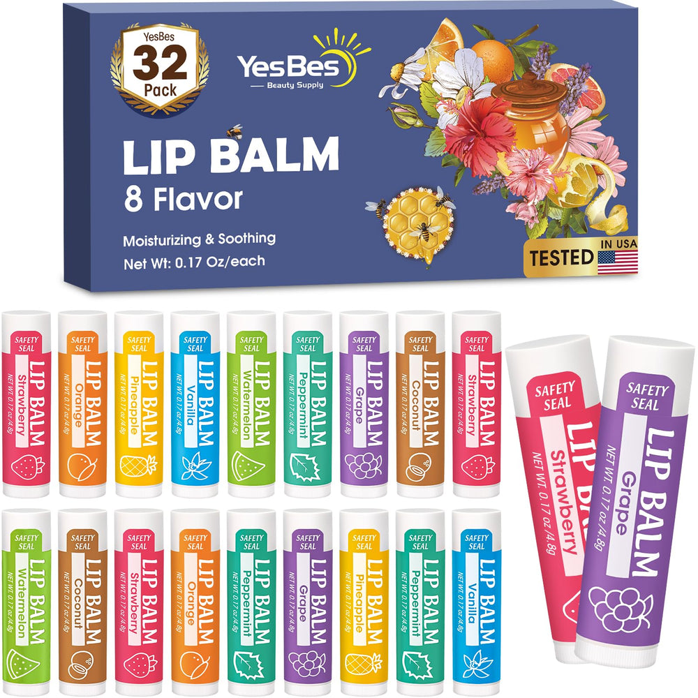 YesBes baume lèvres vanille : hydratation durable pour lèvres sèches.