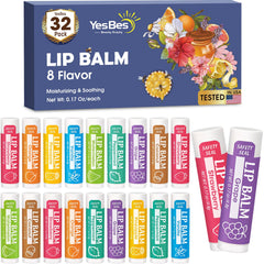 YesBes baume lèvres vanille : hydratation durable pour lèvres sèches.