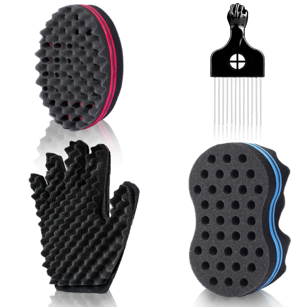 YEZEY set éponges cheveux torsion complet – manipulation confortable et résultats potentiels