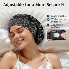 Bonnet YFONG elastique large offre un maintien stable pendant le sommeil.