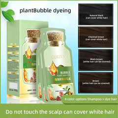 YG LianKai mousse coloration bulle cheveux, mousse riche pour une application homogène.
