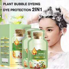 Le shampoing colorant bulle de YG LianKai offre une application rapide et sans taches.