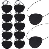 Ensemble de patchs YGDZ cache-œil, lot de 12 patchs en feutre doux.