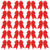 Nœud Cheer rouge 8 pouces YHXX YLEN, attache queue de cheval sécurisée