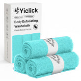 Gant exfoliant Yiclick ensemble de 3 pièces pour le nettoyage.