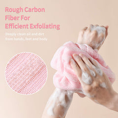 Surface carbone frottée Yiclick pour exfoliation efficace