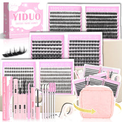 Kit YIDUO cils en 6 styles dans une boîte pratique pour vos retouches.