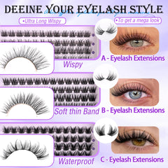 YIDUO YlDUO Fairy style clusters for soft, romantic volume