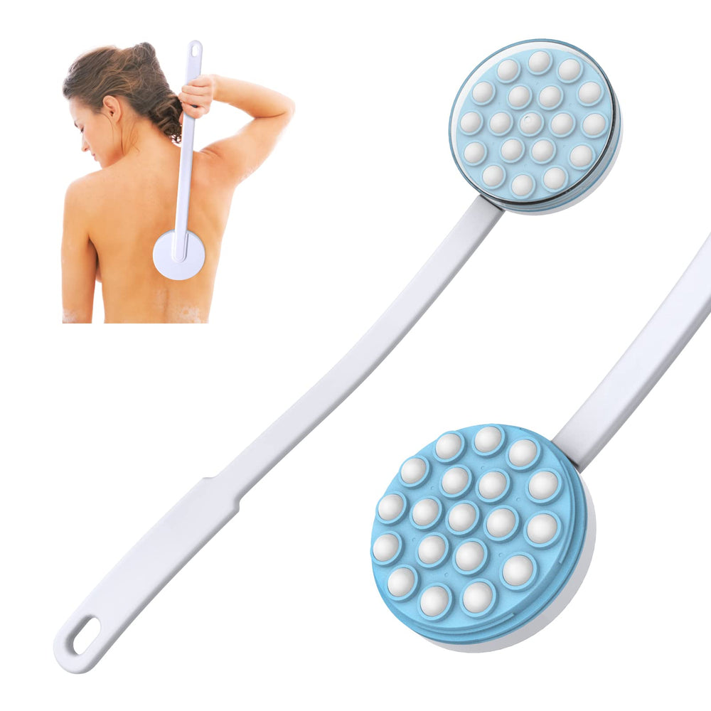 Yiesoum applicateur lotion dos avec rouleaux pour une application uniforme et massage relaxant