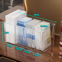YIEZI Étageres en acrylique emboîtables pour rangement flexible.