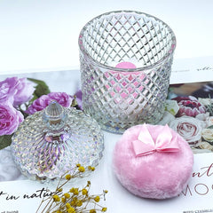 Ensemble YILUSHENGHUA bocal et mouffles pour routine beauté organisée.
