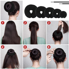 Yinder elastiques cheveux noirs – tenue discrète et durable pour toutes les tenues.