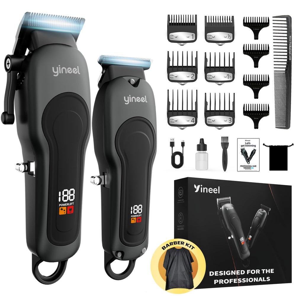 Tondeuse Yineel pour cheveux homme, performance professionnelle à domicile.