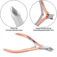 Yinyin Cuticle Pusher Rosegold, poignée ergonomique pour pousse cuticulaire précise.