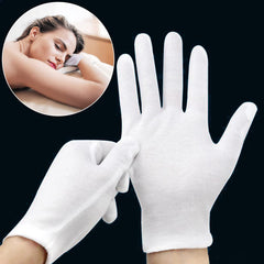 Tailles variées YITIAOYU gants coton blanc adaptés hommes et femmes.