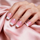 Bandes gel YIZHUO francais blanc-rose pour une apparence élégante et durable.