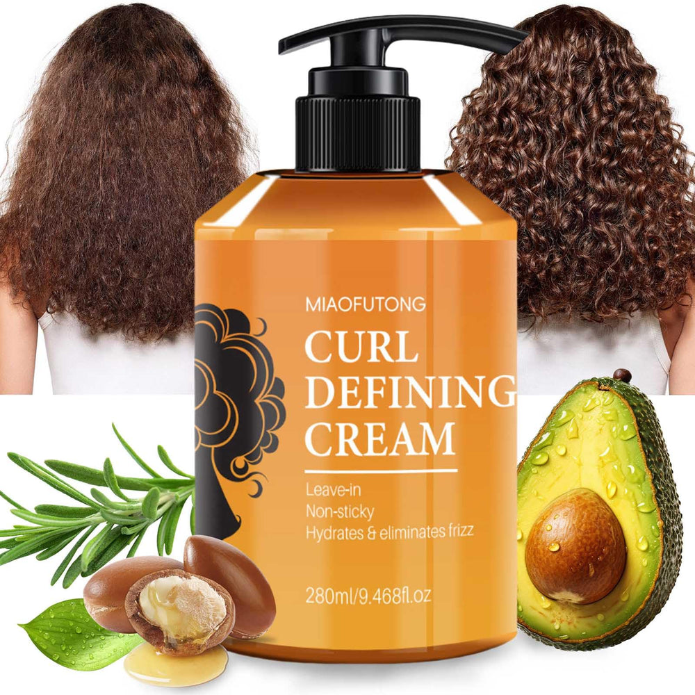 YJLYQF Crème Définition Boucles Marocaine — flacon prêt à nourrir les cheveux