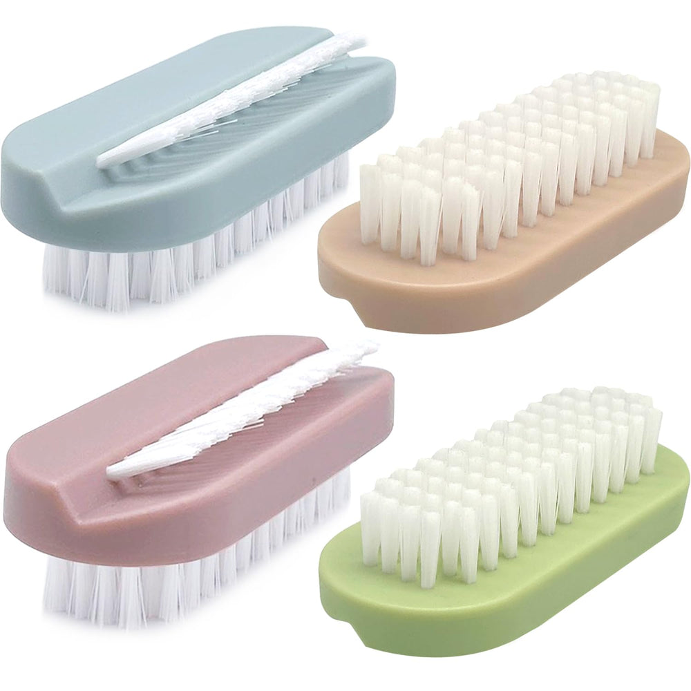 Brosse Ylijxqc double-face bleue pour ongles et doigts efficace.