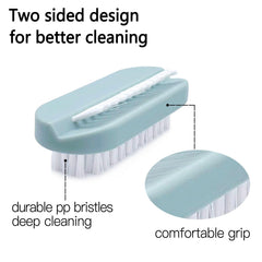 Brosse Ylijxqc double-face rose, prise en main agréable.