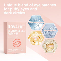 Novalift patches yeux, ingrédients rétinol et hyaluronique hydratants et raffermissants