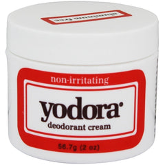 Yodora Déodorant Crème 2 oz, lot de 2, application facile et longue tenue.
