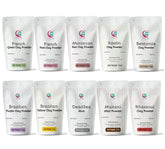 Palette d’argiles YOGI’S GIFT pour masques et savons – couleurs riches.