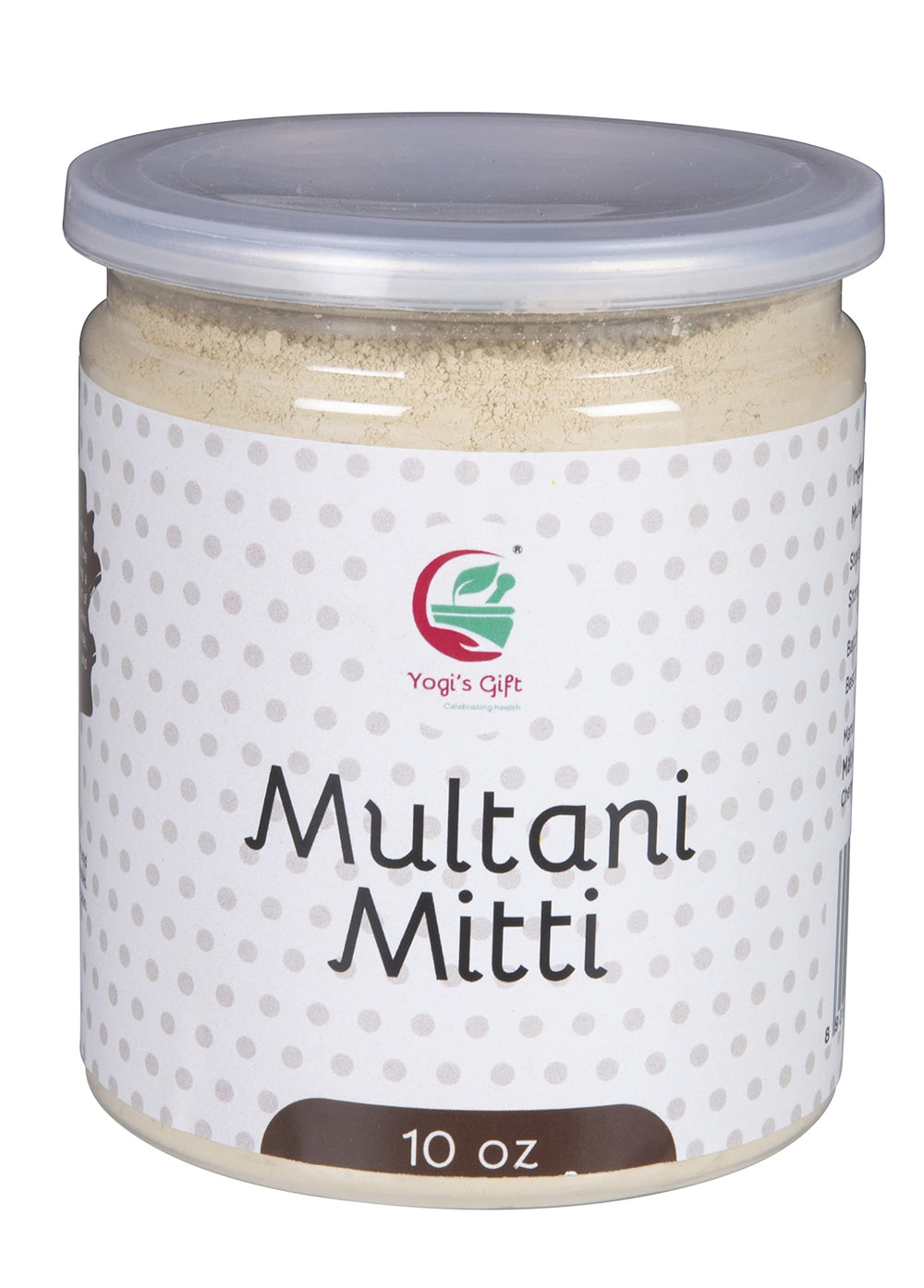Poudre Multani Mitti de Yogi’s Gift pour nettoyer et lisser la peau du visage.