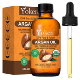 Yoken huile argan bio pour cheveux, nourrissante et brillante.