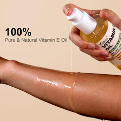 Yoken huile vitamine E pour massage corps, douceur nourrissante.