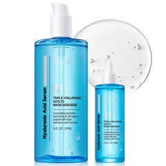Yoken Hyaluronic Serum bottle closeup highlighting hydration benefits