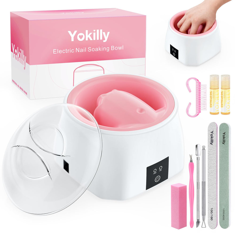Yokilly bol-bain-ongles-chauffant pour un retrait rapide et confortable à domicile.
