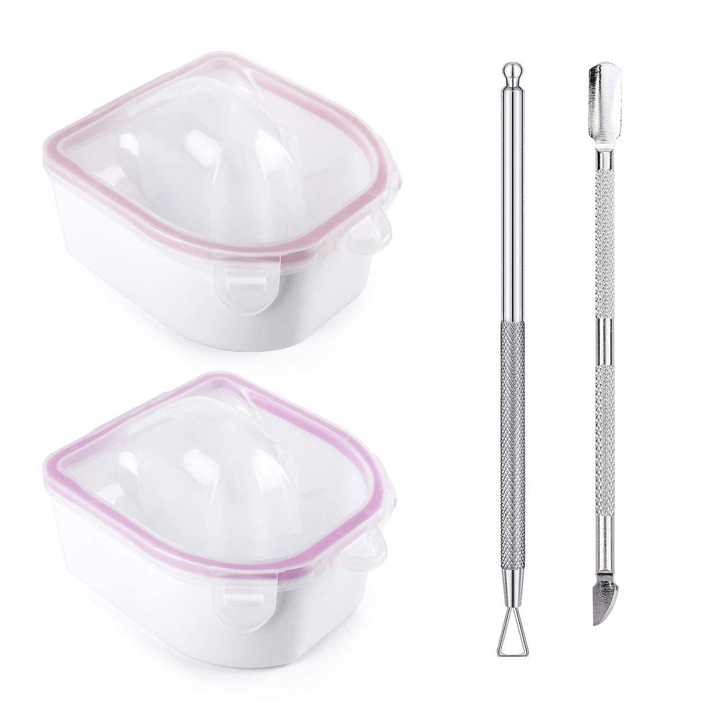 Yokilly bol trempage ongles rose facilite le retrait du vernis.