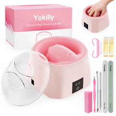 Yokilly bol trempage chauffé avec design ergonomique pour des manucures confortables