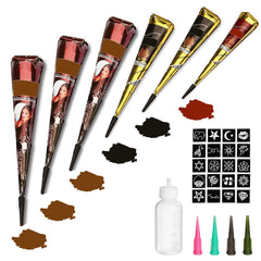 Kit Yomagine tatouages temporaires cones – création rapide sur la peau.