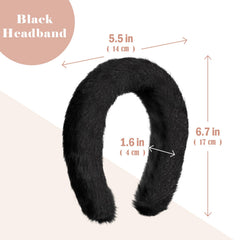 Bandeau Yonchic mode noir pour un look chic et polyvalent