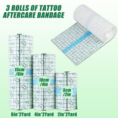Bande YONGDA tatouage, seconde peau 6 pouces, protection durable sur les zones courbes.