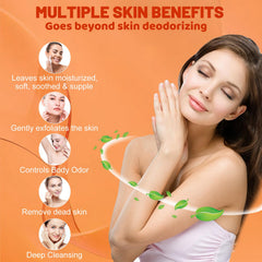 yoniagood savon persimmon – extrait purifiant et parfum subtil pour la peau.