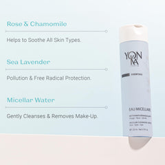Yonka Eau Micellaire : purification des impuretés sans effort sur la peau.