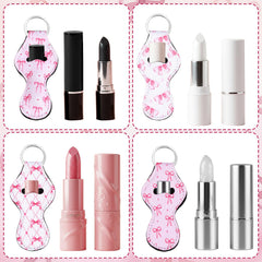 Yookeer accessoire rose noeud, attache pratique pour baume et rouge à lèvres.