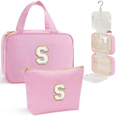 YOOLIFE sac de toilette pendulaire avec grande capacité pour tous vos essentiels de voyage.