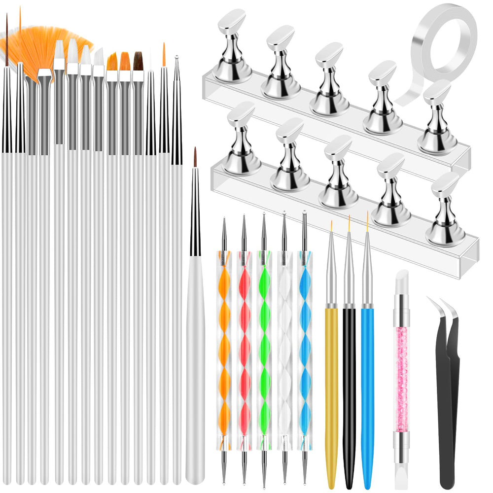 YOOVR Set-outils-art-ongles : outils polyvalents pour motifs précis à domicile.