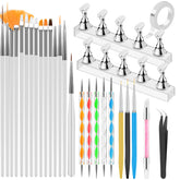 YOOVR Set-outils-art-ongles : outils polyvalents pour motifs précis à domicile.