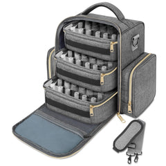 Organisateur YOREPEK pour vernis, capacité 72 bouteilles, rangement pratique pour salon ou domicile